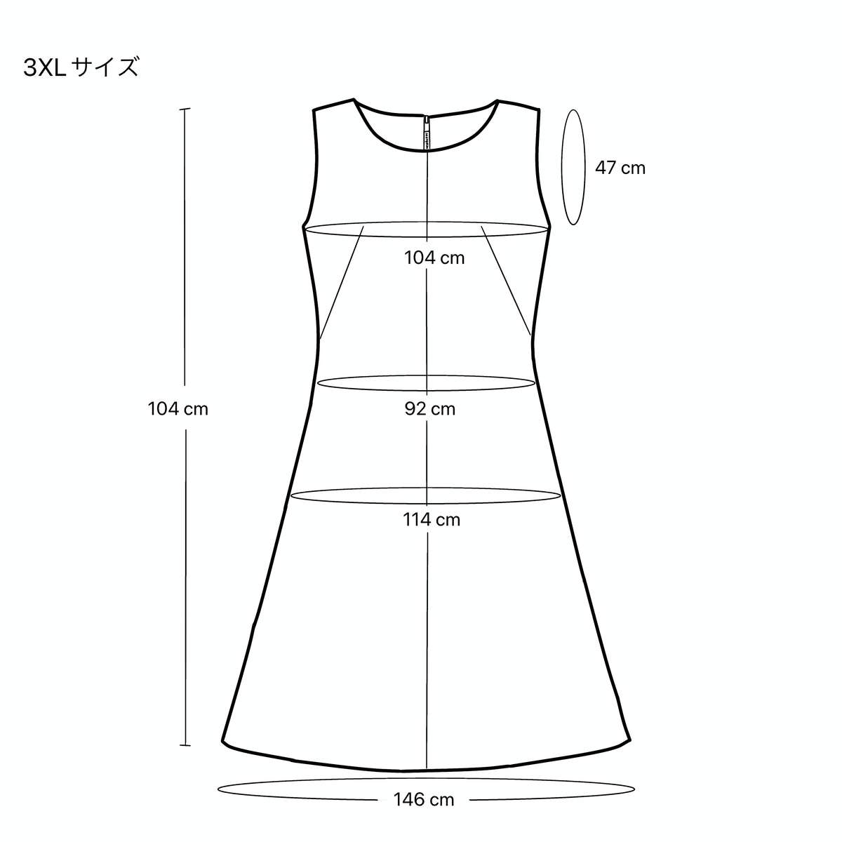 A-Line Sleeveless Dress, Black Crane and Floral Motifs, Upcycled Kimono Fabric