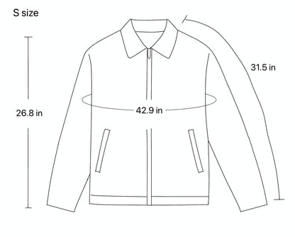 ダークグリーン 幾何学文様 リブ無しブルゾン 着物リメイク 一点物
