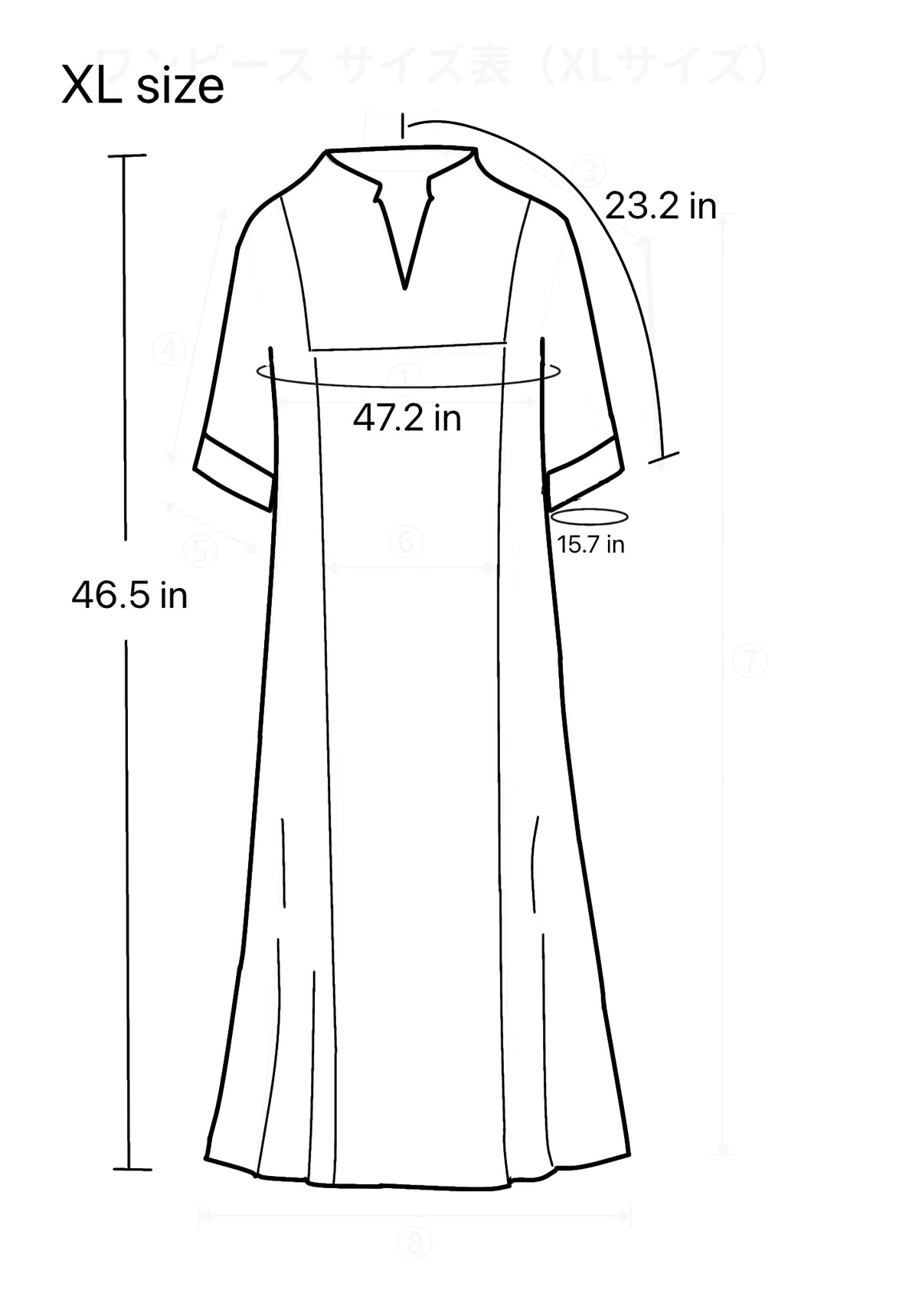 Split-Neck Long Dress, Navy Fine Stripe Motif, Upcycled Kimono Fabric