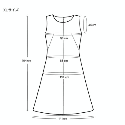 ダークブラウン 花柄 Aラインノースリーブワンピース 着物リメイク 一点物