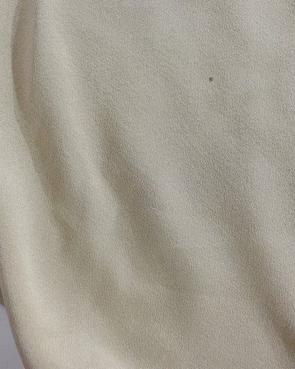 Elegant Kimono Dress, Beige and Brown Decorative Paper and Floral Motifs, Upcycled Tomesode Fabric